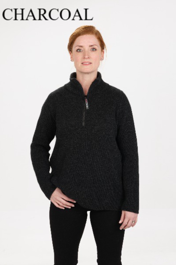 MKM Wool Possum Half Zip image 1
